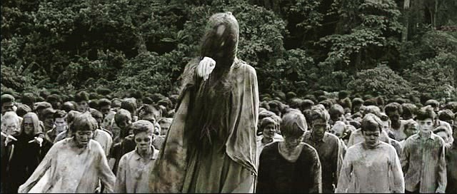 "I heard you weren't feeling sad enough, so I brought a bunch of zombies."