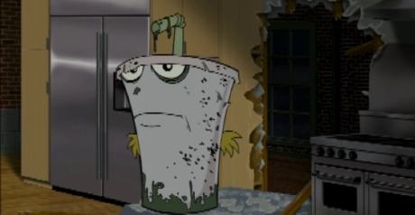 Shake from ATHF makes an awesome zombie...