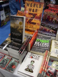 Zombie books seemed to be everywhere.